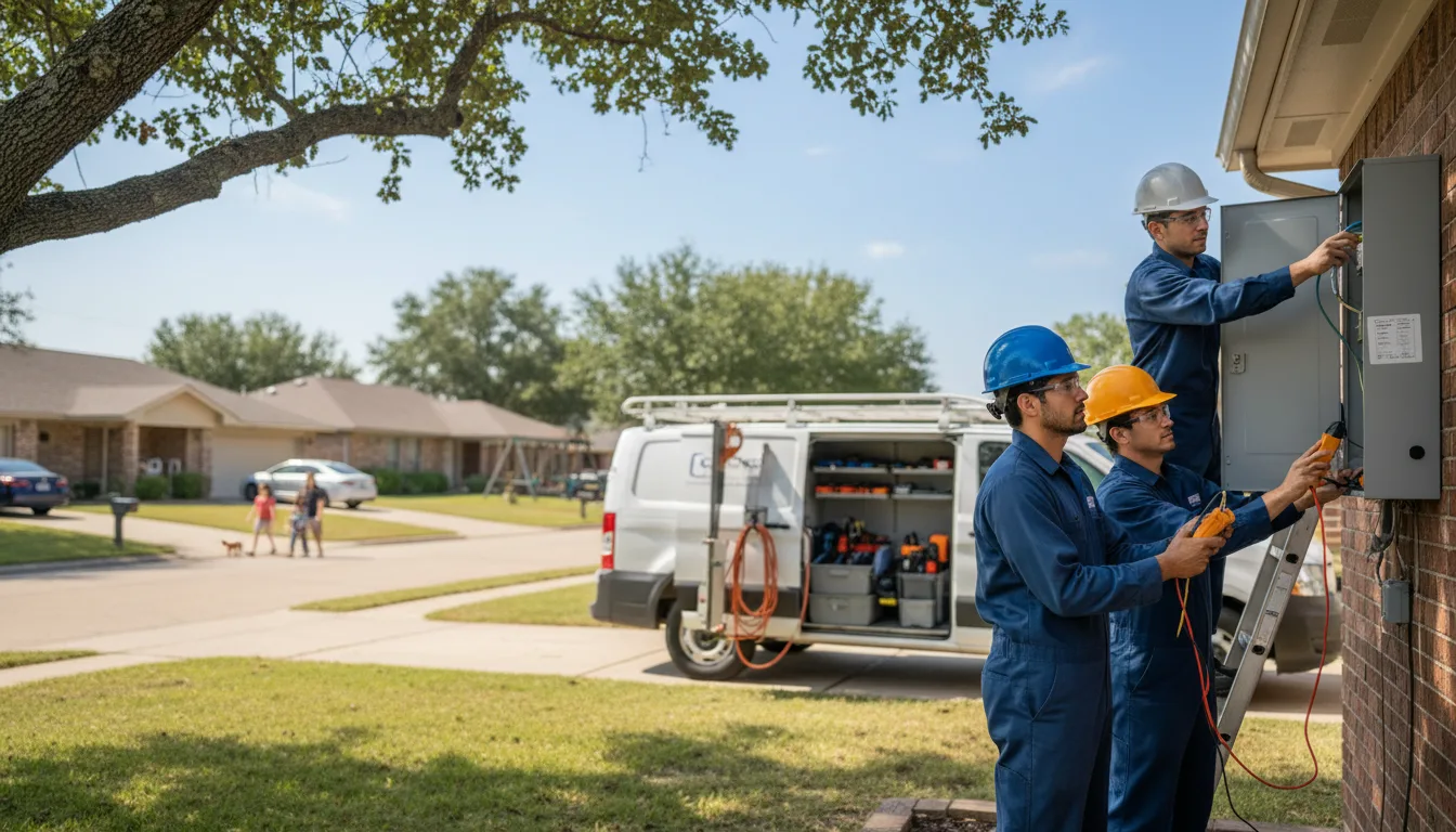 Certified electrician providing emergency electrical services in Lafayette, LA